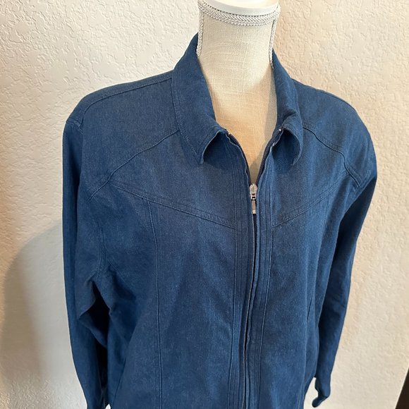 ALLISON DALY Women's Denim Jacket - 16 - Picture 7 of 8